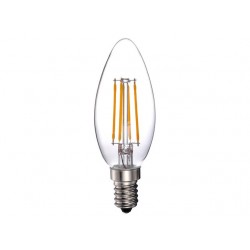 E14 LED Filament Candle Light Bulbs 4W=60W SES Lamps Clear Warm White 240V